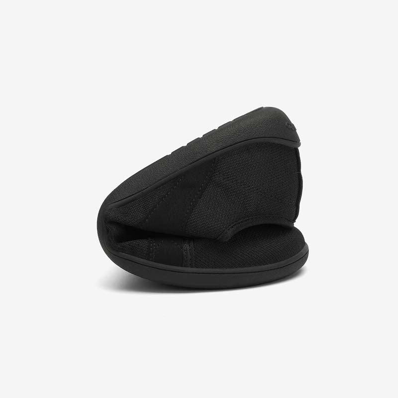 Falten Barfuß Freizeitschuhe Luck I Schwarz Erwachsene 4mm Sohle Comfort-Fit - Saguaro
