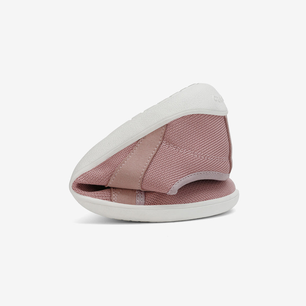 Falten Barfuß Freizeitschuhe Luck I Rosa Erwachsene 4mm Sohle Comfort-Fit - Saguaro