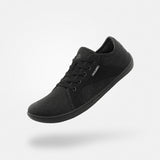 Barfuß Freizeitschuhe Luck I Schwarz Erwachsene 4mm Sohle Comfort-Fit - Saguaro