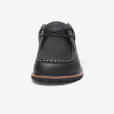 Rückansicht der schwarzen Herren Casual Loafer