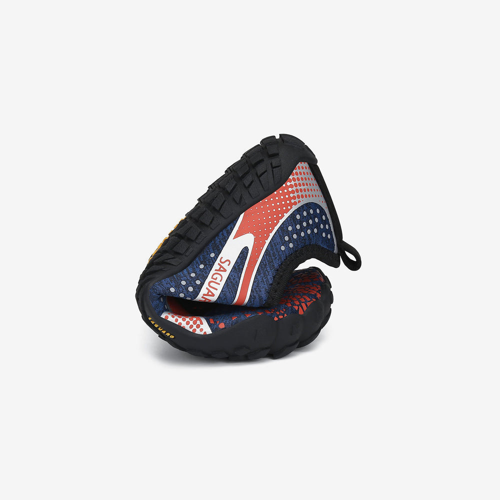Barfußschuhe Kinder leicht Fast I Dunkelblau Kinder 4mm Sohle Zehenfreiheit falten - Saguaro