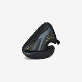 Barfußschuhe Kinder leicht Fast I Schwarz Kinder 4mm Sohle Zehenfreiheit falten - Saguaro