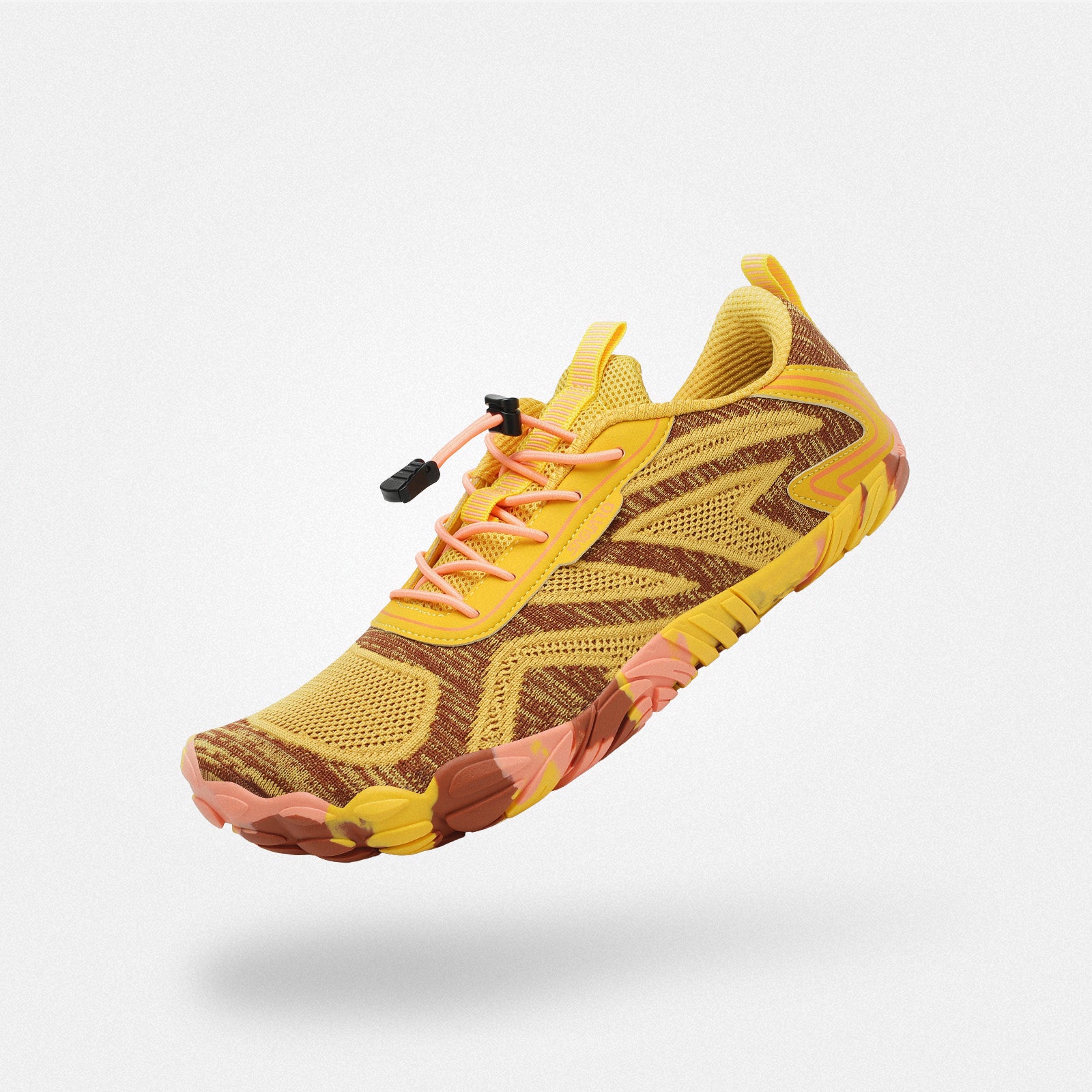 Barfußschuhe Outdoor atmungsaktiv Active II Gelb Erwachsene 4mm Sohle Barfußgefühl - Saguaro