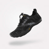 Barfußschuhe Flexkerben Smart I Schwarz Kinder 4mm Sohle Klettverschluss - Saguaro
