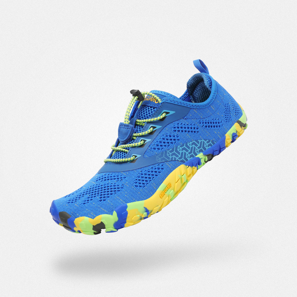 Barfußschuhe Stadtdesign Smart II Blau Erwachsene 4mm Sohle Urban Style - Saguaro