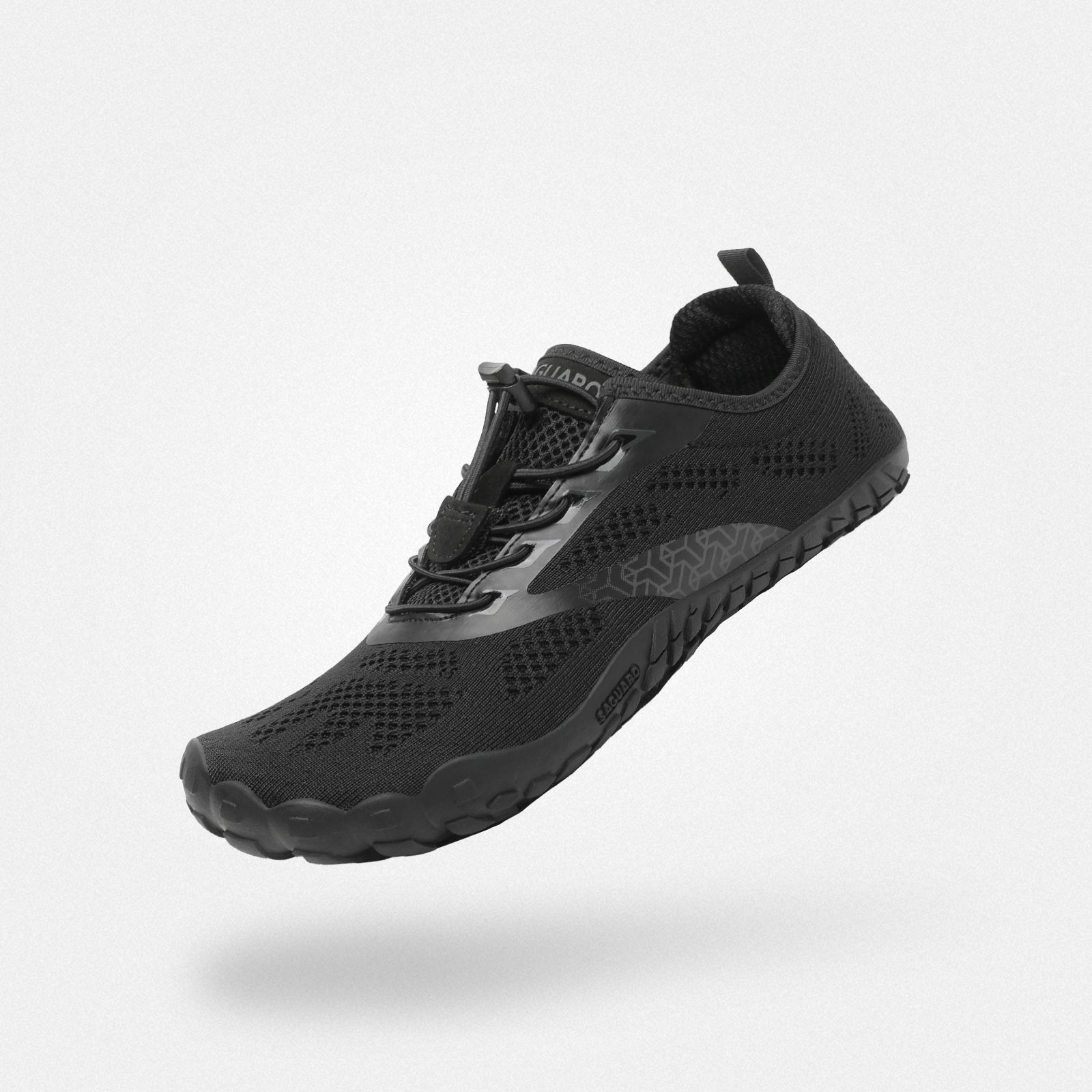 Barfußschuhe Minimalist Smart I Schwarze Erwachsene 4mm Sohle Ultradünn - Saguaro