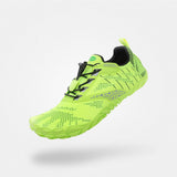 Barfußschuhe Crossfit Free I Grun fluoreszierend Erwachsene 4mm Sohle Fitness - Saguaro