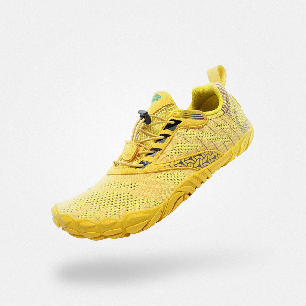 Barfußschuhe Crossfit Free I Gelb Erwachsene 4mm Sohle Fitness - Saguaro