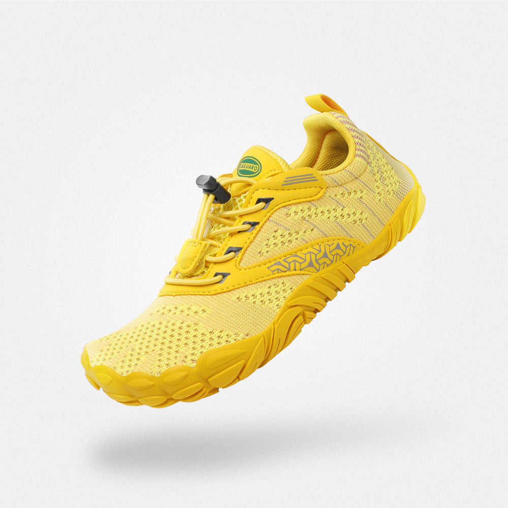 Barfußschuhe Kinder-Spiel Free I Gelb Kinder 4mm Sohle Waschbar - Saguaro