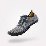 Barfußschuhe Trail-Profi Fast I Grau Erwachsene 4mm Sohle Abriebfest - Saguaro