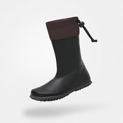 Barfuß-Gummistiefel Kinder-Spiel Brisk I Schwarz Kinder 3mm Sohle Leichtgewicht - Saguaro