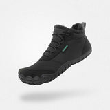 Barfuß Winterstiefel Will II Schwarz Erwachsene 4mm Sohle - Saguaro