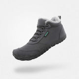 Barfuß Winterstiefel Will II Dunkelgrau Erwachsene 4mm Sohle - Saguaro