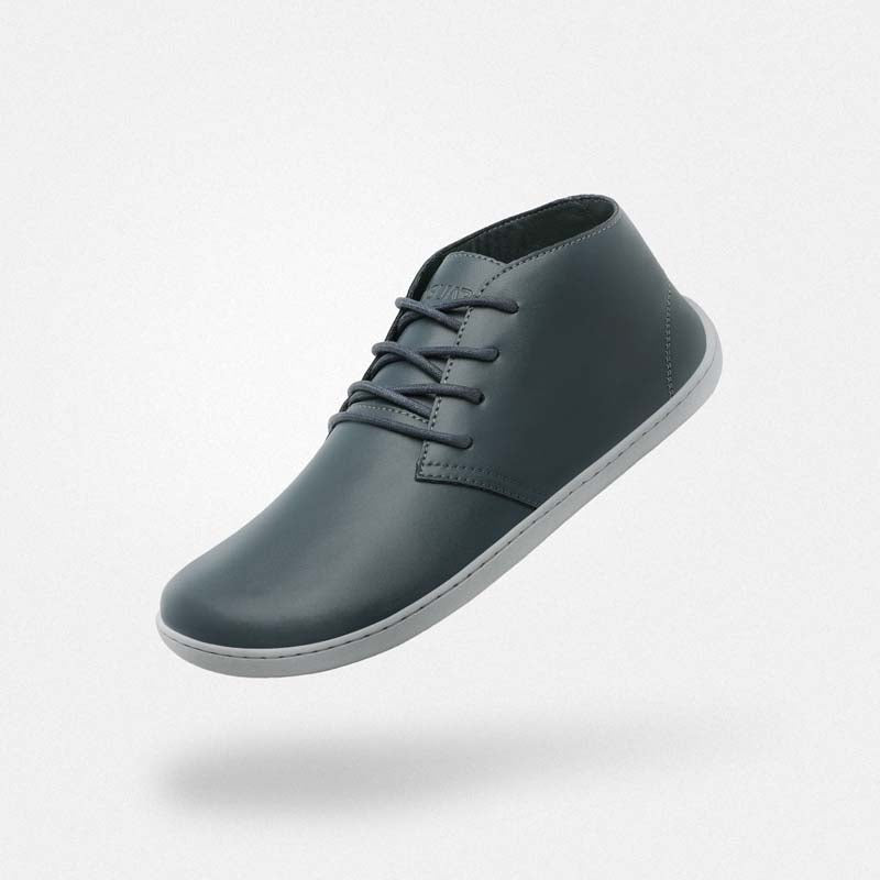 Falten Business Barfußschuhe Office-Style Anzugschuhe Noble I Schwarz Erwachsene 4mm Sohle Breite Füße - Saguaro