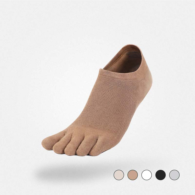 Barfuß-Fünffinger Socken Knöchel Baumwolle Atmungsaktiv - Saguaro