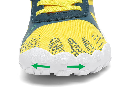 Breite Zehenbox der Kinder Vitality III Barfußschuhe von SAGUARO