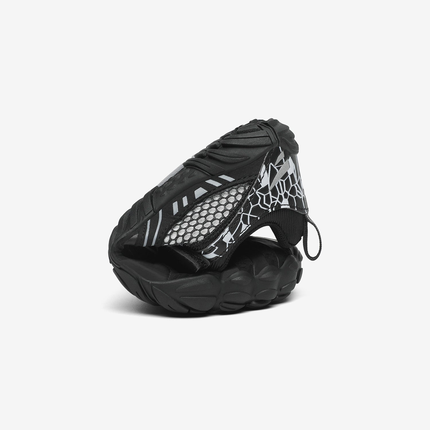 Barfußschuhe Umweltfreundlich Vitality I Schwarz(Klettverschluss) Kinder 4mm Sohle Nachhaltig falten- Saguaro