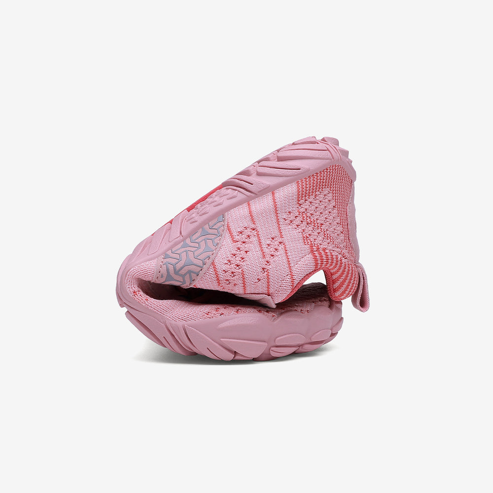 Barfußschuhe Kinder-Spiel Free I Rosa Kinder 4mm Sohle Waschbar falten- Saguaro