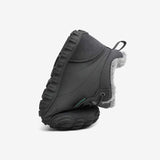 Barfuß Winterstiefel Will II Dunkelgrau Erwachsene 4mm Sohle falten- Saguaro