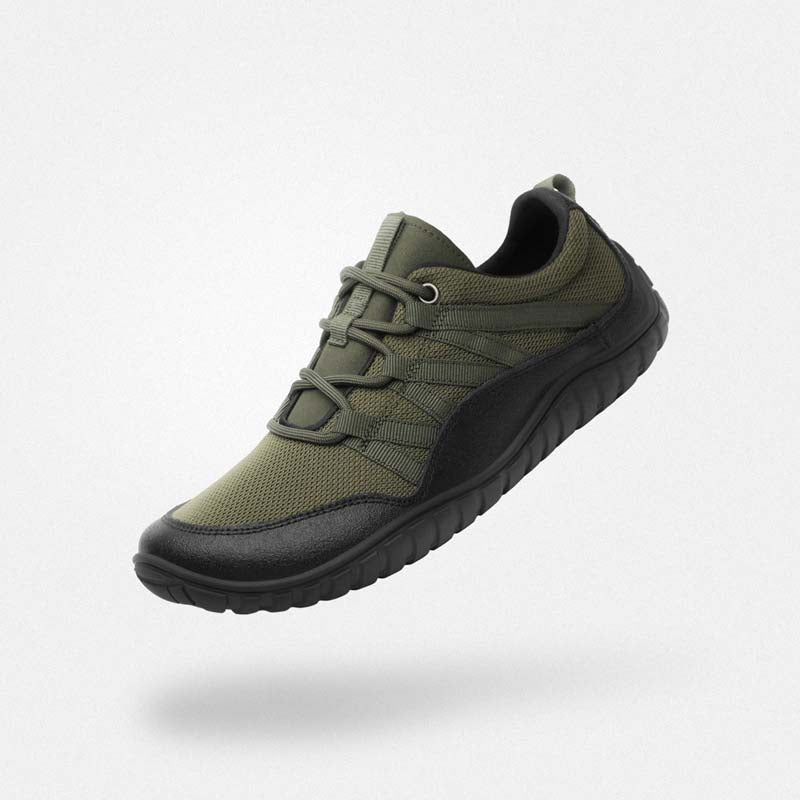 Breite Füße Freizeitschuhe City-Chic Forestep I Grun Erwachsene 4mm Sohle - Saguaro