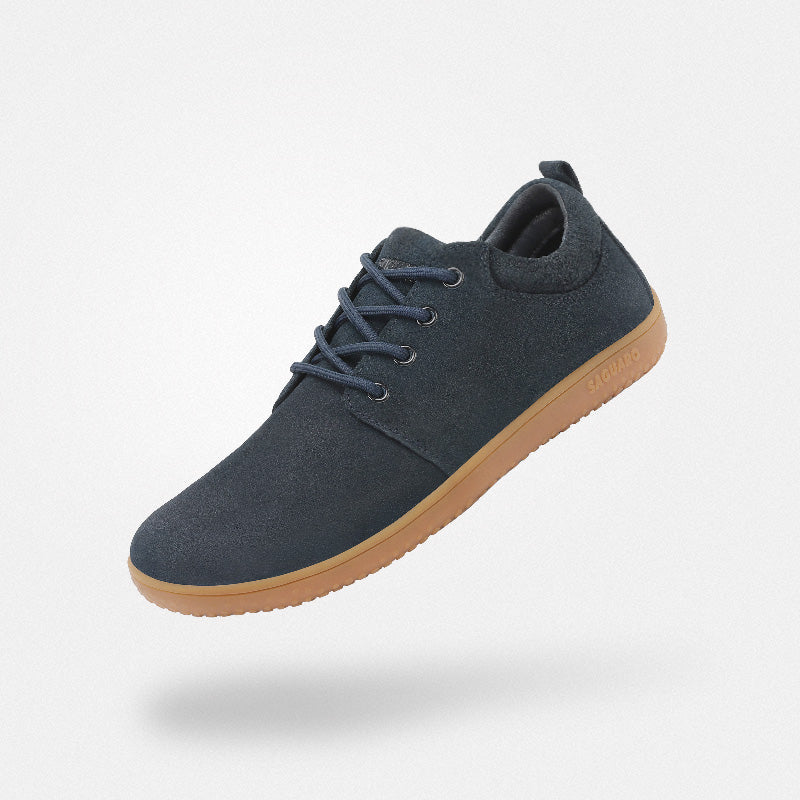 Barfußschuhe Business-Casual Dream I Blaue Erwachsene 4mm Sohle Formal - Saguaro