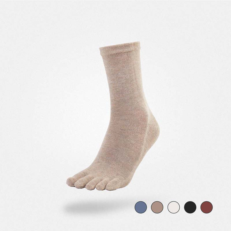Barfuß-Fünffinger Socken Langschaft Wintertauglich - Saguaro