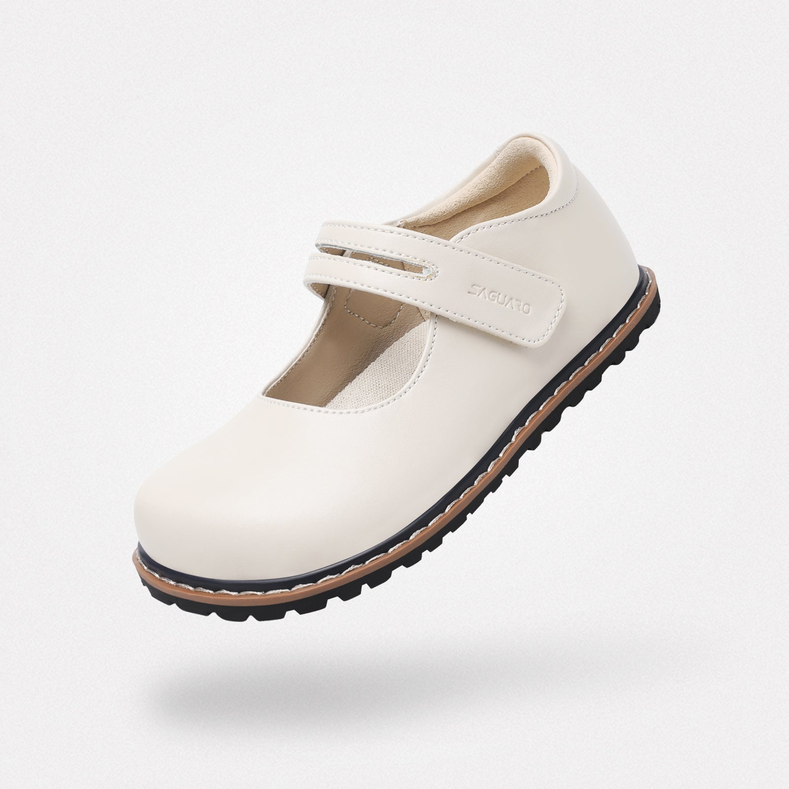 Barfuß Mary Jane Schuhe für Mädchen mit verstellbarem Riemen