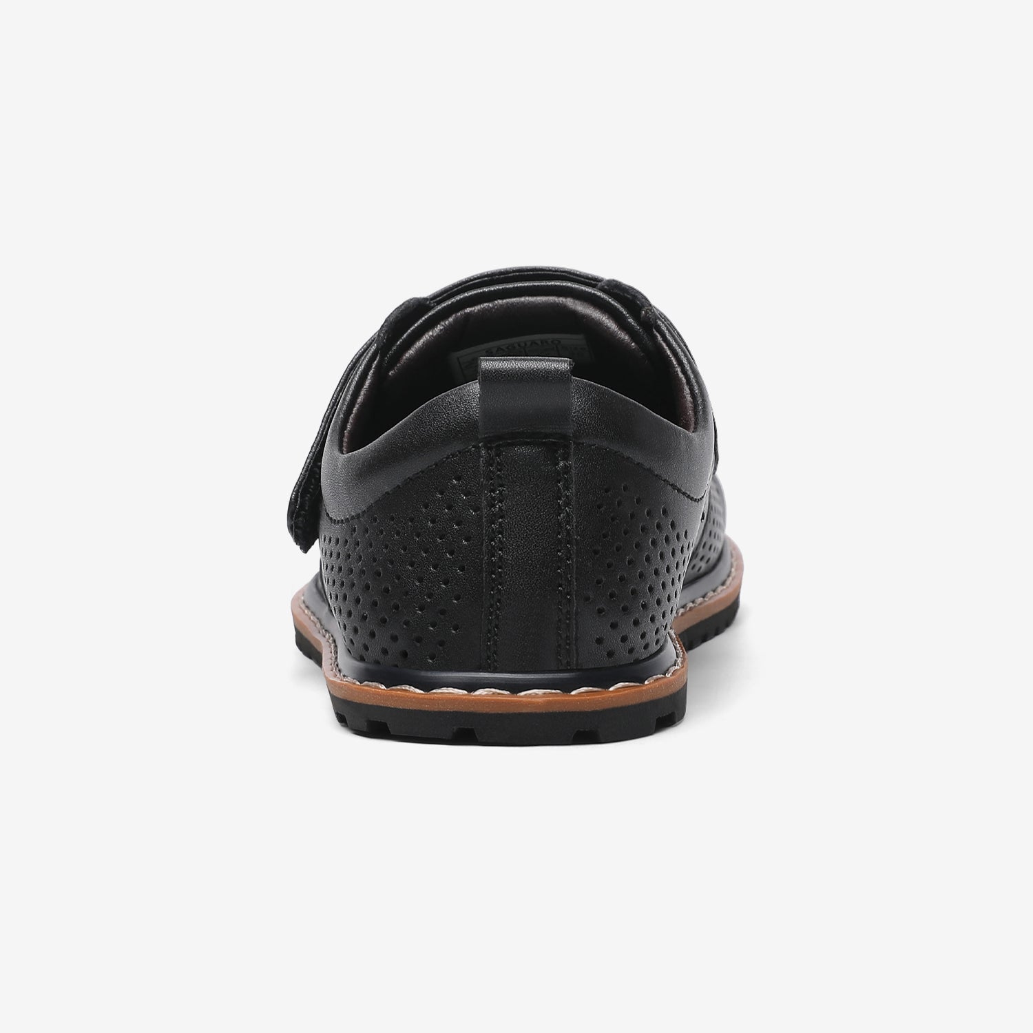kinder barfussschuhe aus perforiertem leder